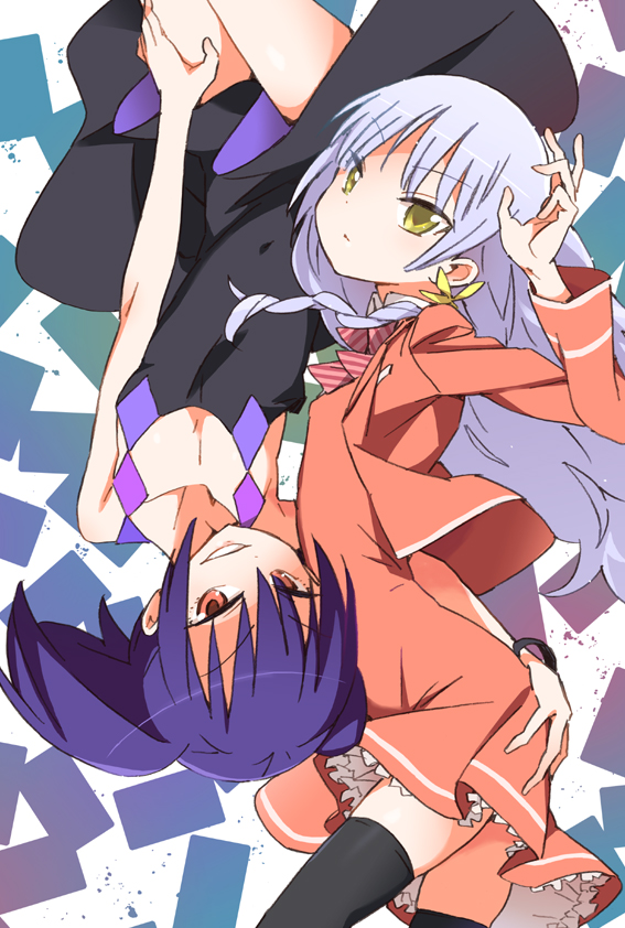tsukimizuki rikai and hoshigiri isuka (tsukimizuki rikai no tantei satsujin) drawn by katou_haruaki