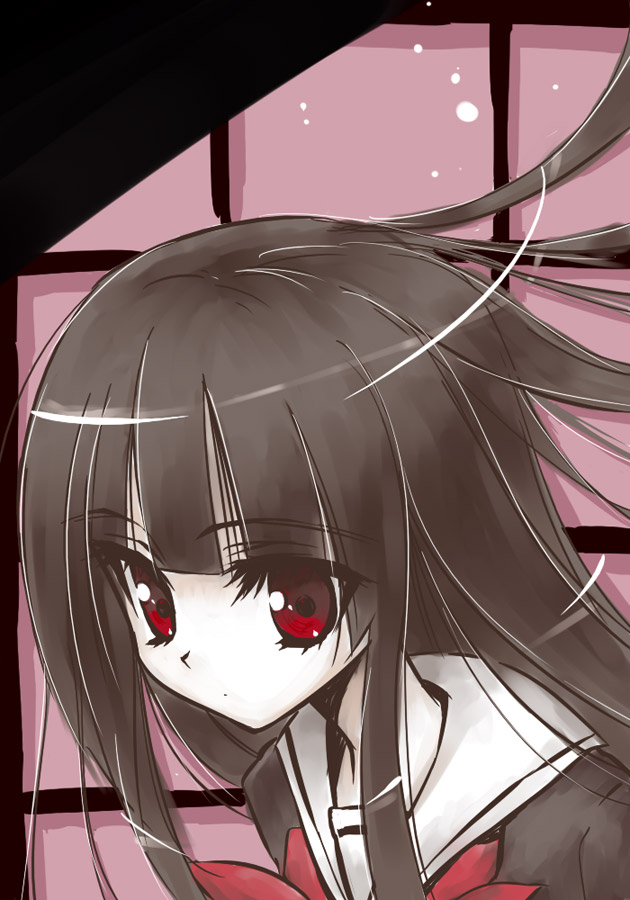 enma ai (jigoku shoujo) drawn by kuropan_(crow_panther)