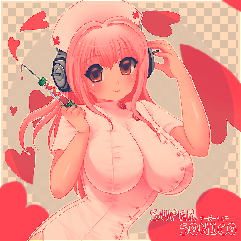 super sonico (nitroplus) drawn by apricot_crown