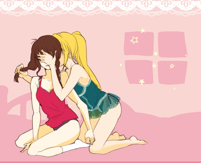 madotsuki and poniko (yume nikki) drawn by eringi_oishii