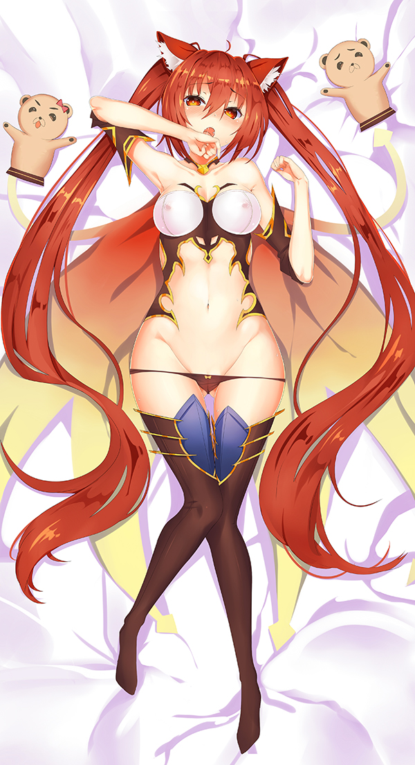 cerberus, mimi, and coco (shingeki no bahamut) drawn by fenrirr
