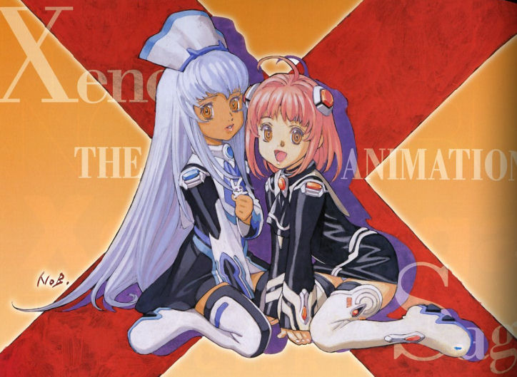 momo mizrahi and kirschwasser (xenosaga and 1 more) drawn by yuuki_nobuteru