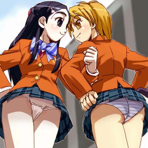 misumi nagisa and yukishiro honoka (precure and 1 more) drawn by haruyama_kazunori