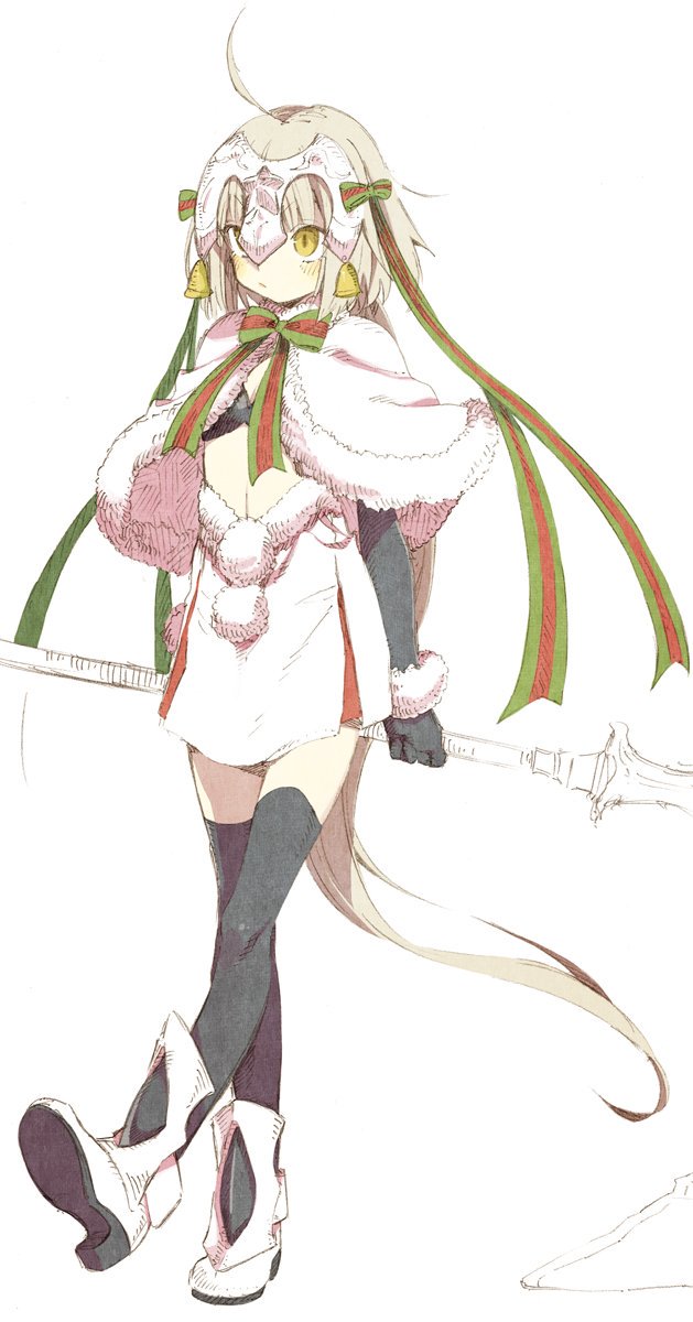 jeanne d'arc alter santa lily (fate and 1 more) drawn by abara_heiki