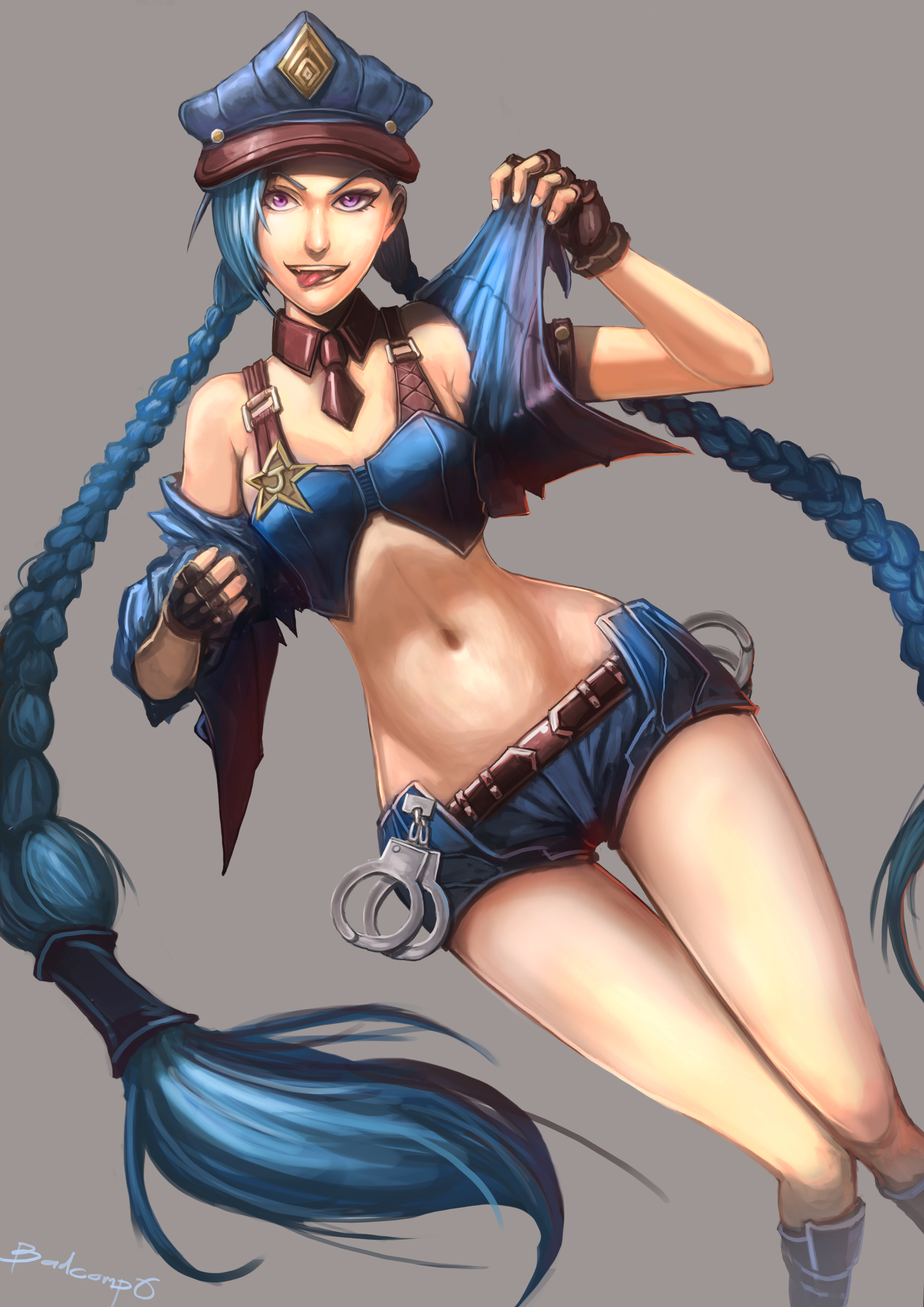 jinx (league of legends) drawn by badcompzero | Danbooru