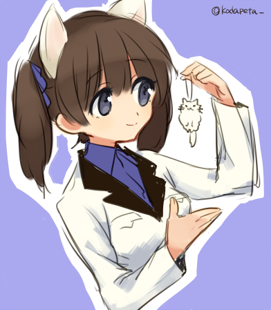georgette lemare (world witches series and 1 more) drawn by kodamari