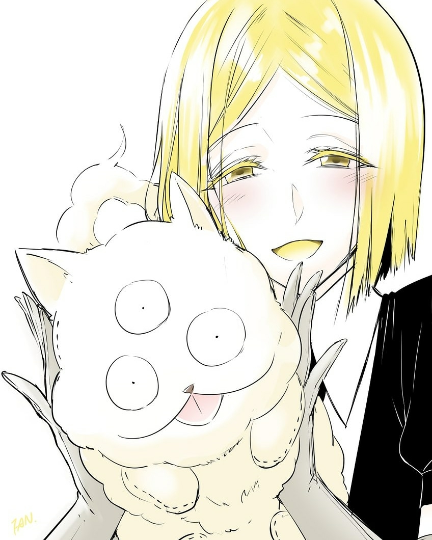 yellow diamond and shiro (houseki no kuni) drawn by f.w.zholic