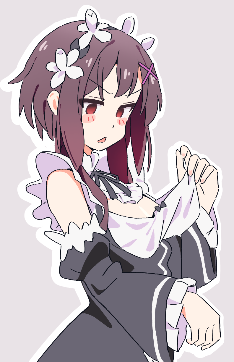 rem and megumin (kono subarashii sekai ni shukufuku wo! and 1 more) drawn by noyama_takenoko