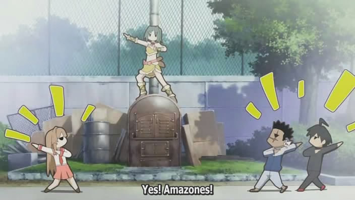 seto sun, michishio nagasumi, and iinchou (seto no hanayome)