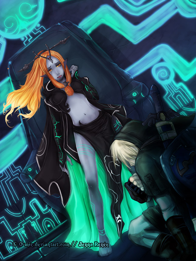 link and midna (the legend of zelda and 1 more)