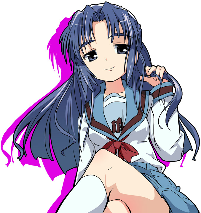 asakura ryoko (suzumiya haruhi no yuuutsu) drawn by ixy