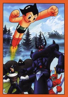 atom, pluto, hercules, epsilon, and brando (tetsuwan atom)