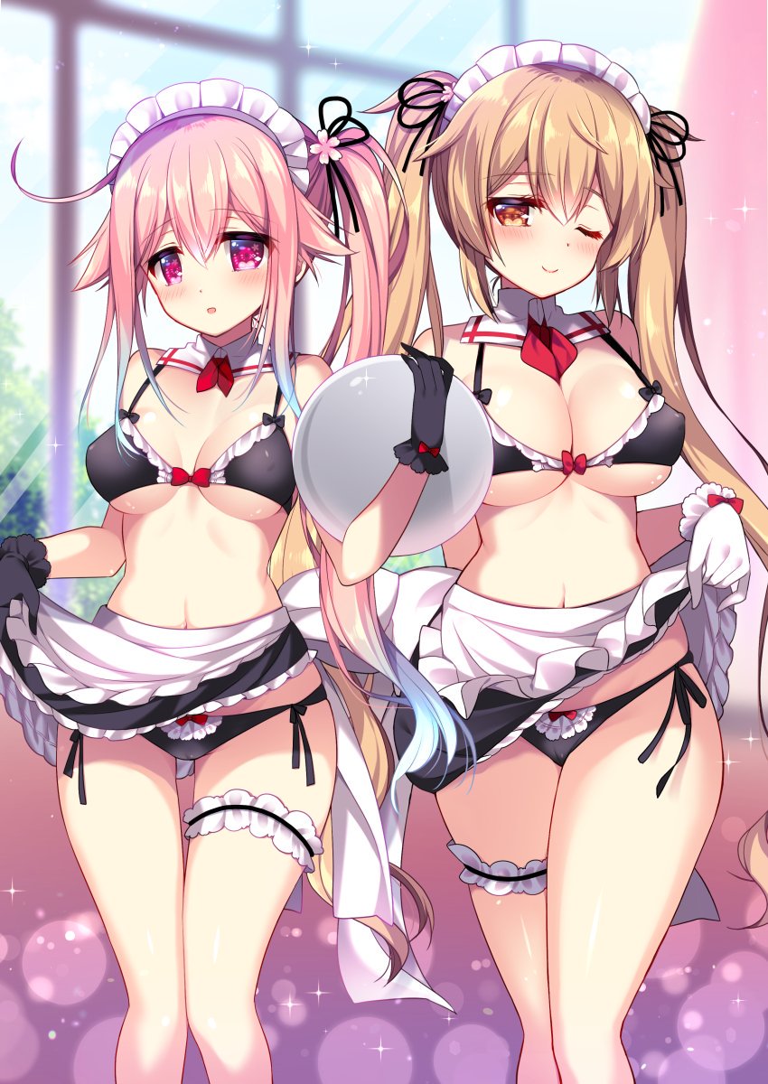 murasame and harusame (kantai collection) drawn by ringo_sui