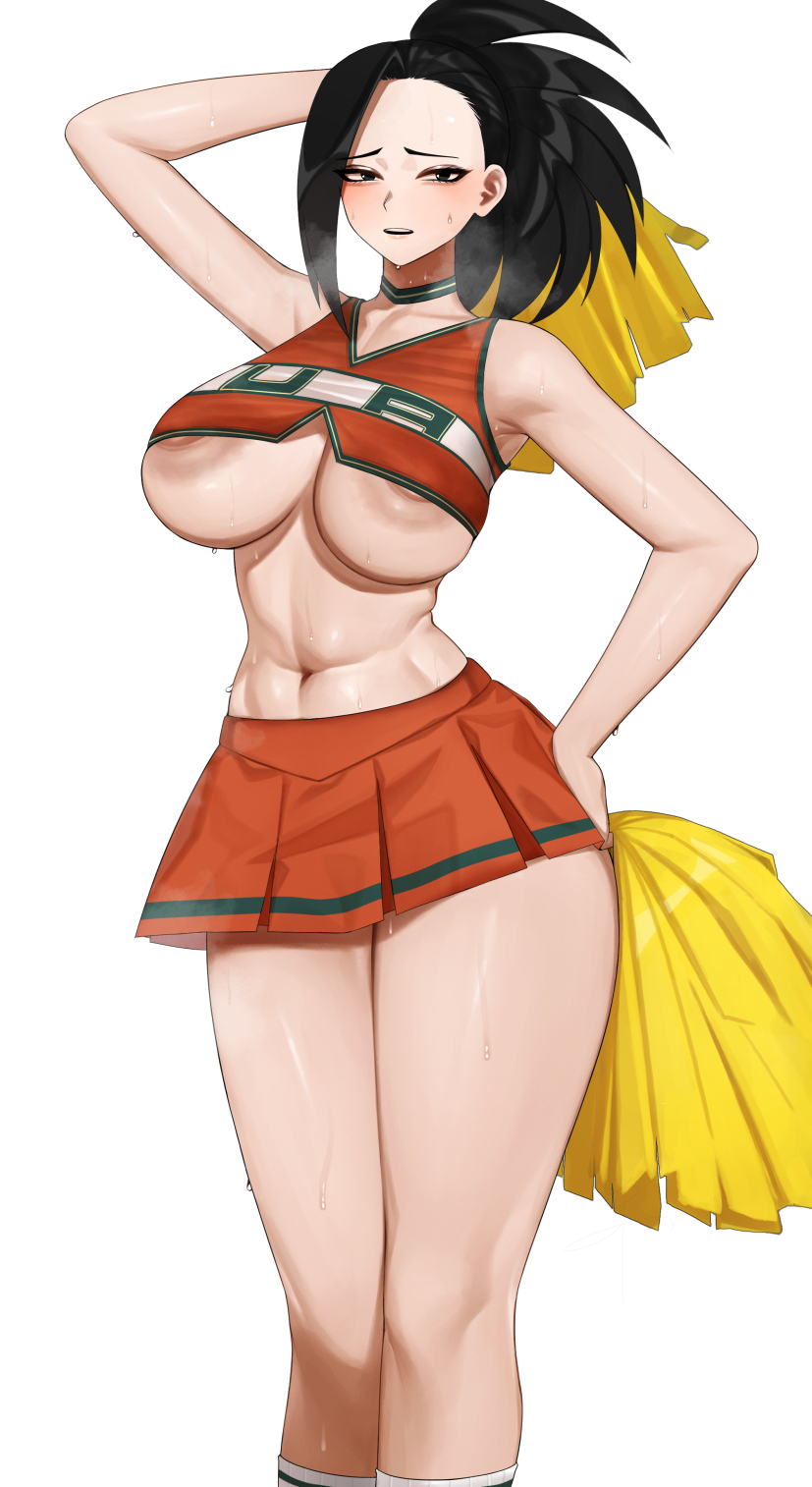 yaoyorozu momo (boku no hero academia) drawn by senju_(snz0)