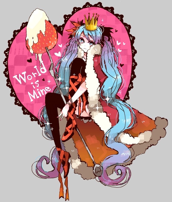 hatsune miku (vocaloid and 1 more) drawn by mam233