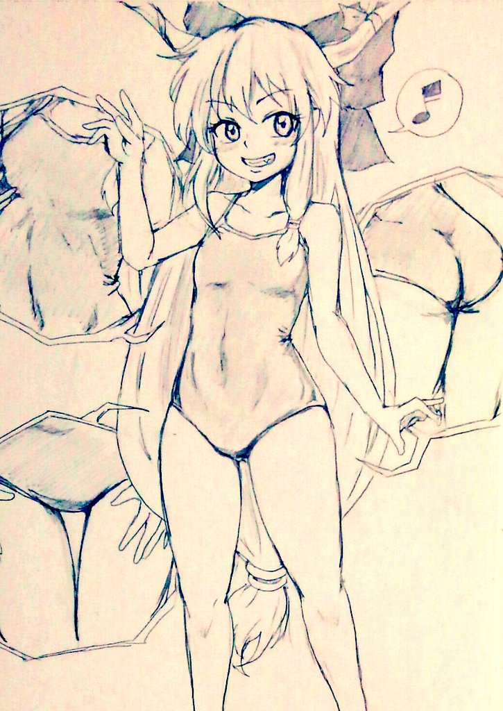 ibuki suika (touhou) drawn by d-m_(dii_emu)