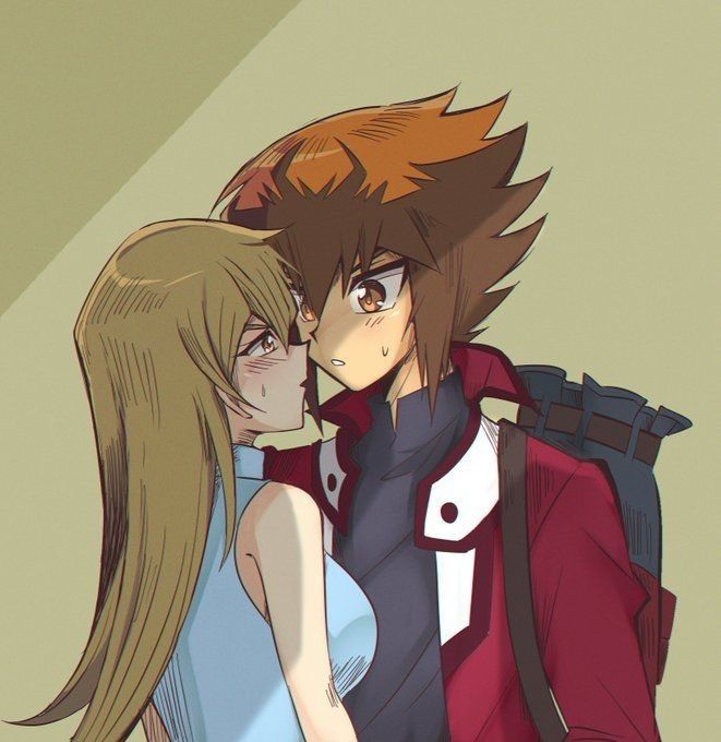 yuki judai and tenjouin asuka (yu-gi-oh! and 1 more)