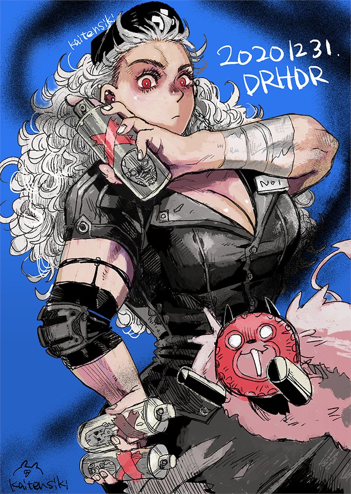 noi, shin, and kikurage (dorohedoro) drawn by kaitennsiki