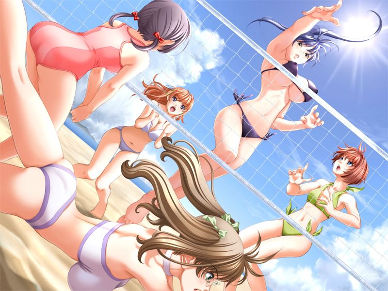 misaki renka, ogushi yuniko, nagaregawa kohane, minase anko, and ichibanboshi maako (shichinin no online gamers) drawn by sano_toshihide