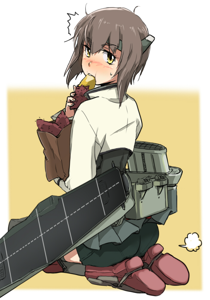 taihou and taihou kai (kantai collection) drawn by maabou