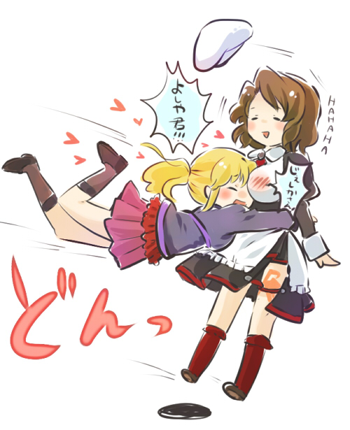 ushiromiya jessica and shannon (umineko no naku koro ni) drawn by nori_senbei