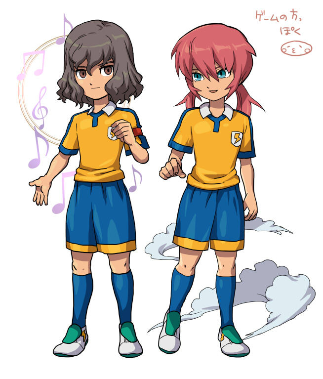 kirino ranmaru and shindou takuto (inazuma eleven and 1 more) drawn by mizuhara_aki