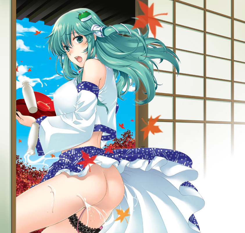 kochiya sanae (touhou) drawn by hiyoshi_hana