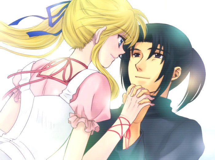 hayama mizuki and kuze shuuichi (ef) drawn by akaza_shiro