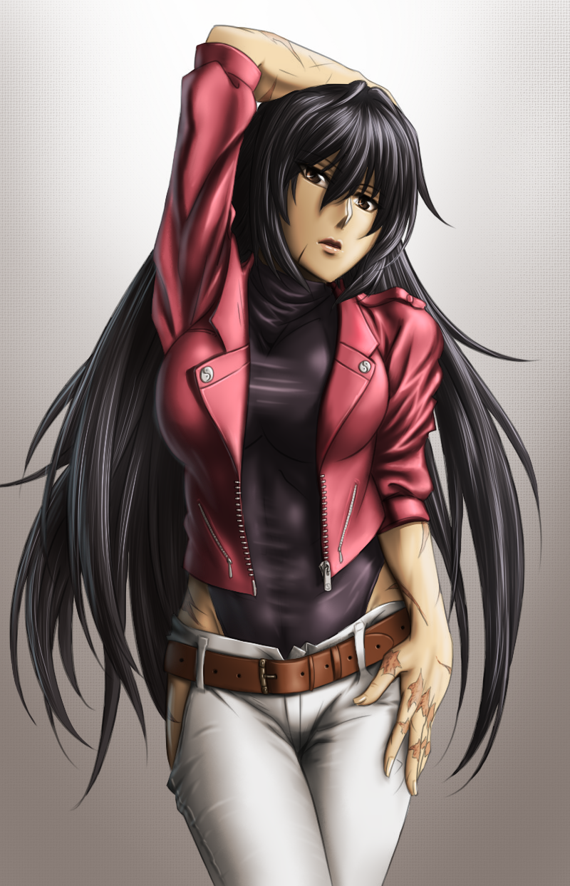 sendai hakurei no miko (original and 1 more) drawn by naoki_takasu and taikyoku_tsurugi