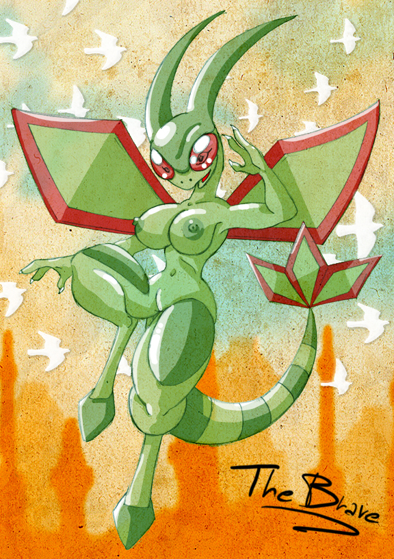 flygon (pokemon) drawn by thebrave