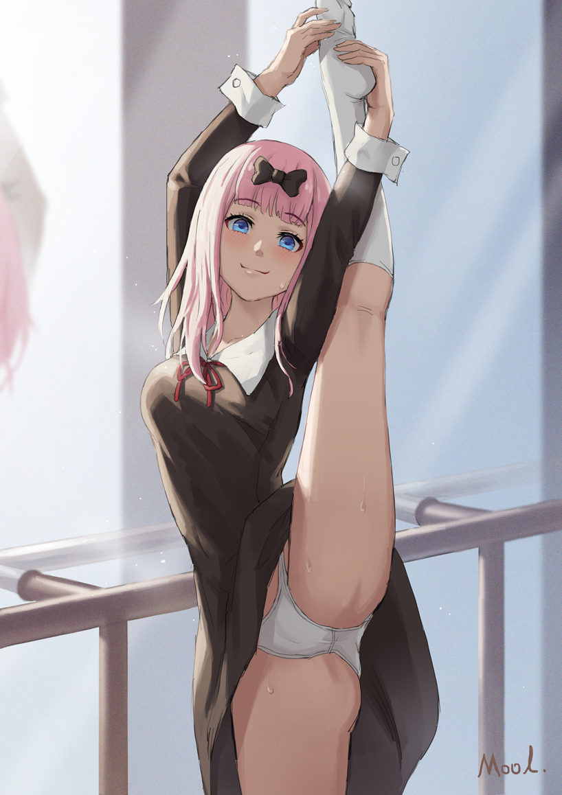 fujiwara chika (kaguya-sama wa kokurasetai ~tensai-tachi no renai zunousen~) drawn by mool_yueguang