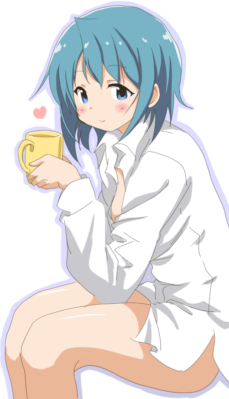 miki sayaka (mahou shoujo madoka magica) drawn by hoshino.