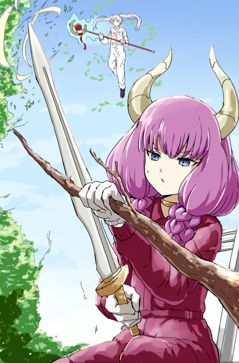 frieren and aura (sousou no frieren) drawn by torako_(toramaru)
