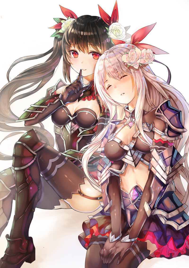 noire and black heart (neptune and 1 more) drawn by zbobo