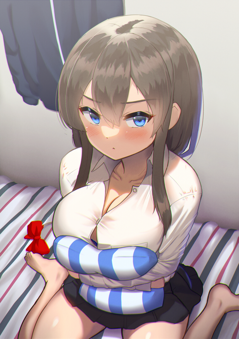 disciplinary committee-chan (original) drawn by maku_ro
