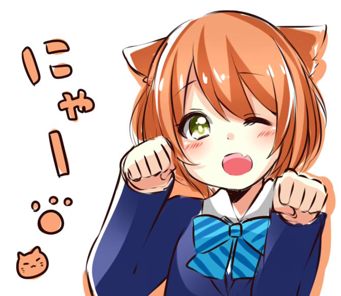 hoshizora rin (love live! and 1 more) drawn by omochi_(rimulovemiku)