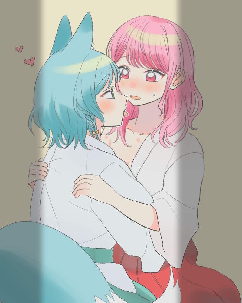 hikawa hina and maruyama aya (bang dream!) drawn by chieh