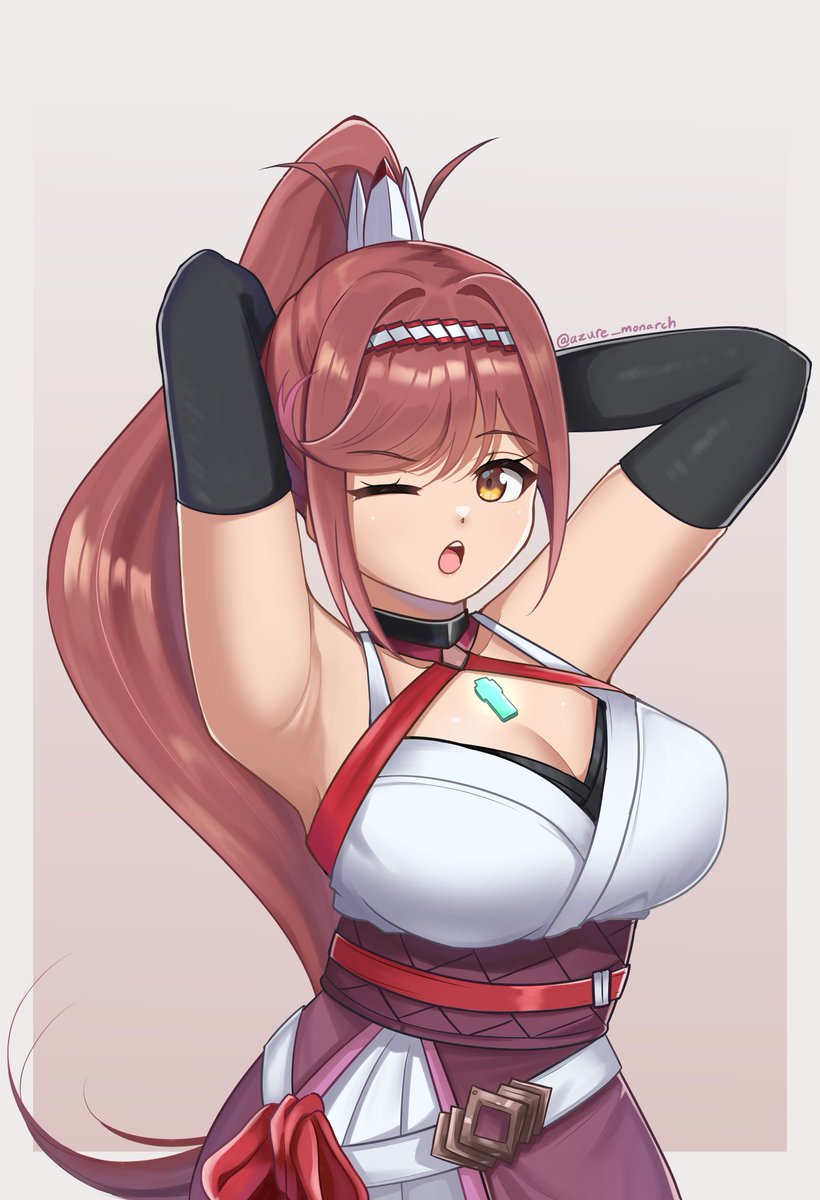 glimmer (xenoblade chronicles and 2 more) drawn by azure_monarch