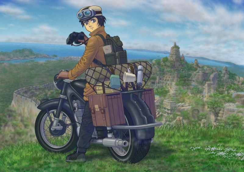 kino and hermes (kino no tabi) drawn by ponkotu-px