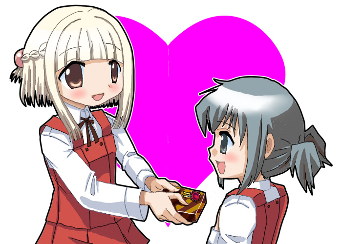 nori and nazuna (hidamari sketch) drawn by umeboshitora