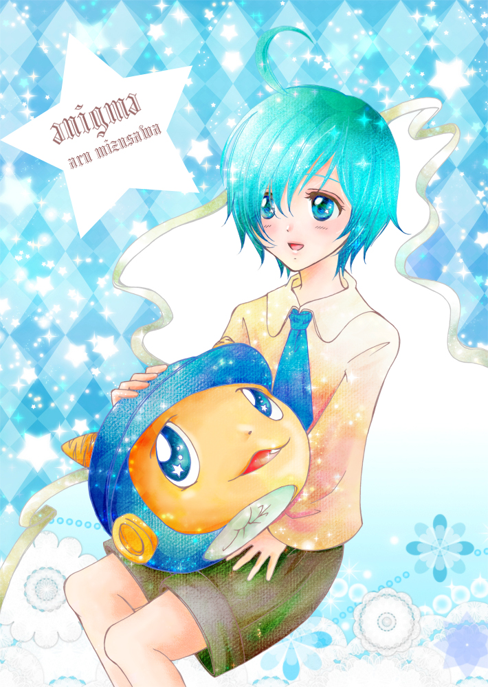 mizusawa aru (enigma) drawn by marina_(mitsuba)