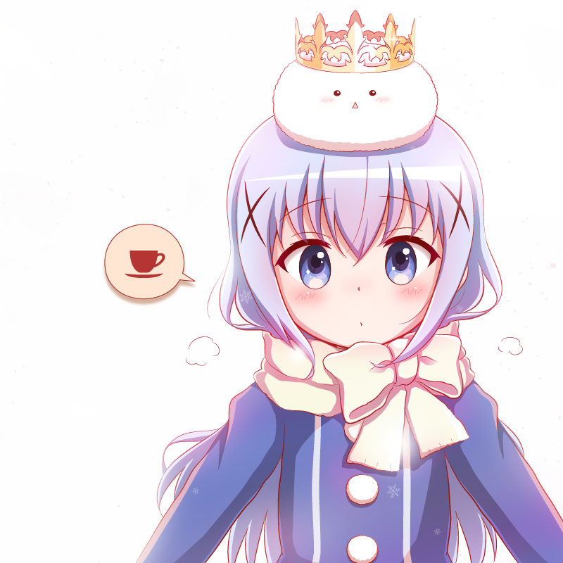 kafuu chino and tippy (gochuumon wa usagi desu ka?) drawn by goth_risuto