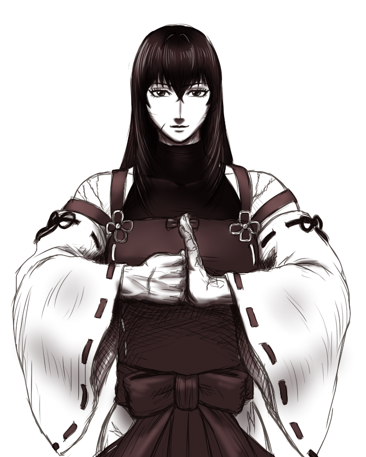 sendai hakurei no miko (original and 2 more) drawn by taikyoku_tsurugi