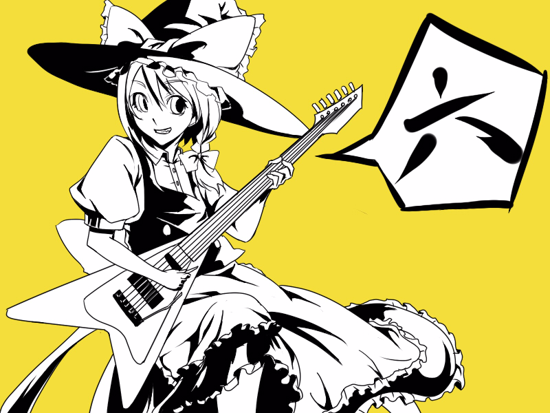 kirisame marisa (touhou) drawn by satori_(transient_wind)