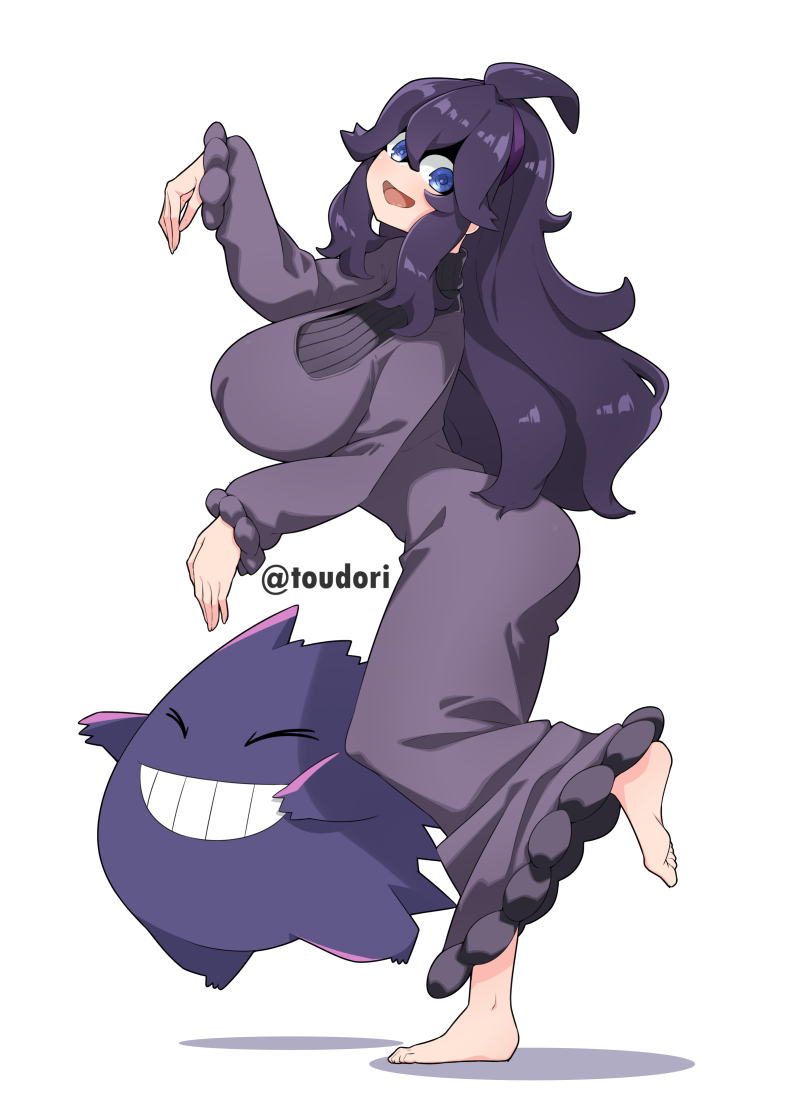 hex maniac and gengar (pokemon and 1 more) drawn by toudori
