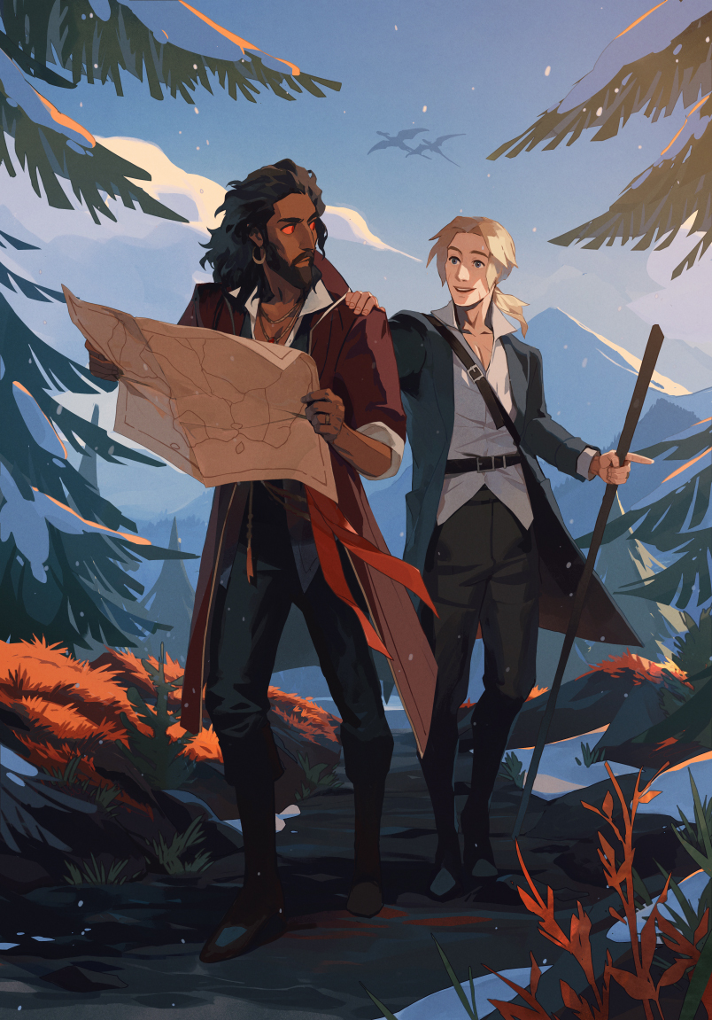 anduin wrynn and wrathion (warcraft and 1 more) drawn by ashenblue