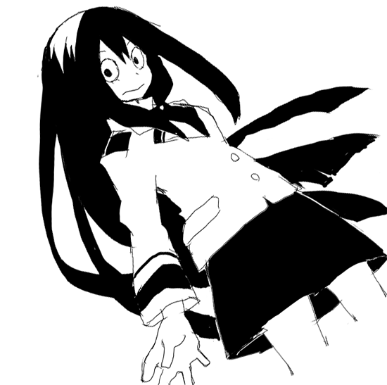 asui tsuyu (boku no hero academia) drawn by ton_(pixiv358291)