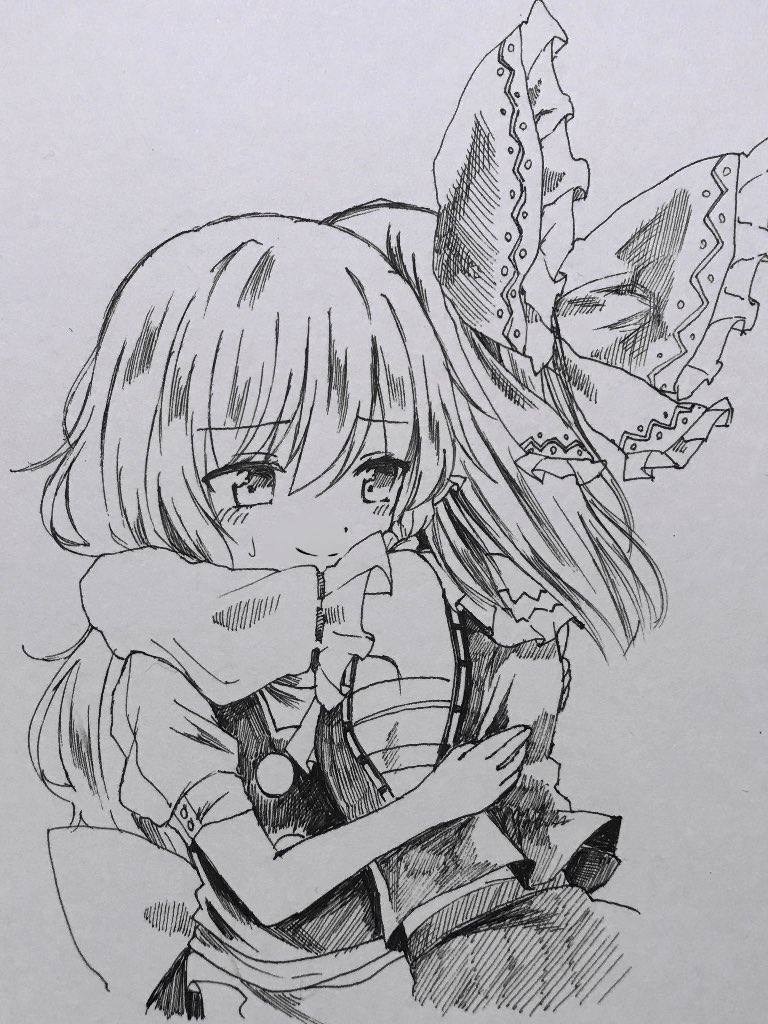 hakurei reimu and kirisame marisa (touhou) drawn by yururi_nano