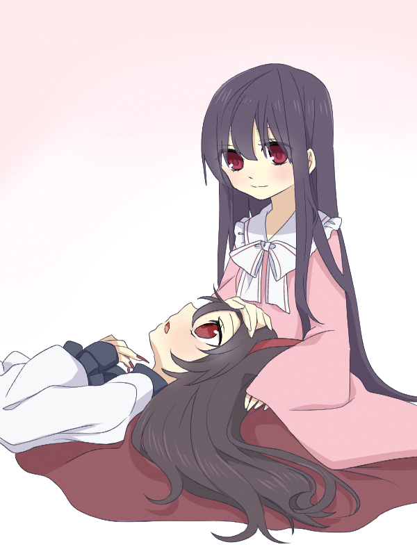 houraisan kaguya and imaizumi kagerou (touhou) drawn by tsuno_no_hito