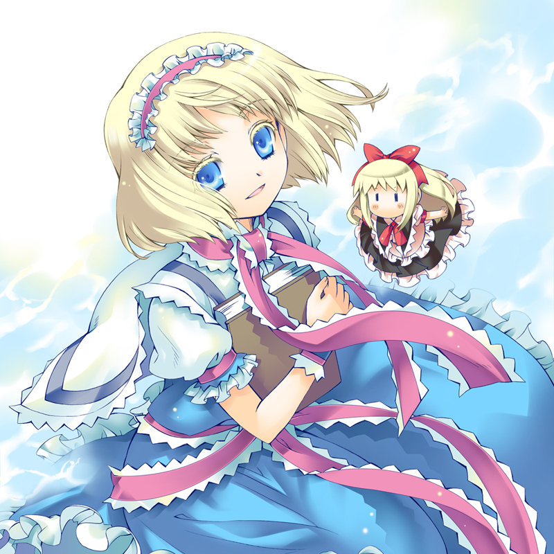 alice margatroid and shanghai doll (touhou) drawn by aya003030